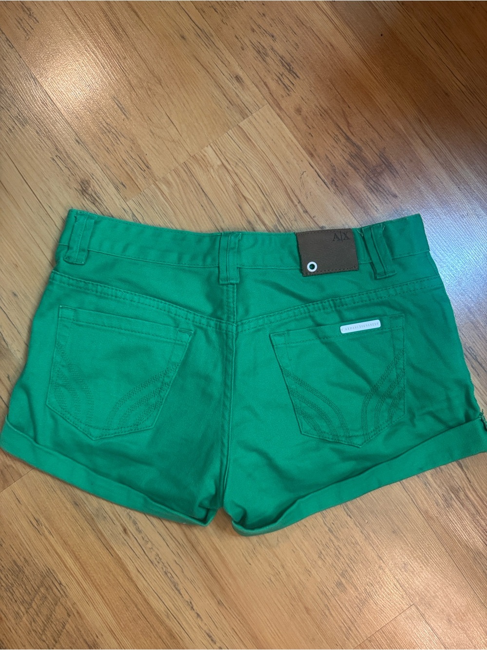 Armani Exchange Shorts Green Sz 2 Women’s